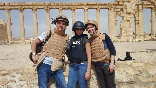 B92 reporter first Serbian journalist in liberated Palmyra