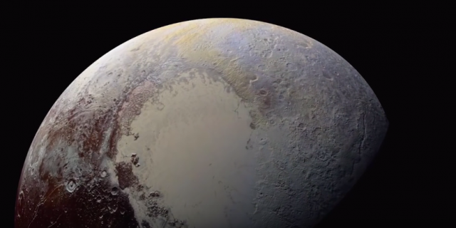 NASA  otkrila ogromnog "ledenog pauka" na Plutonu