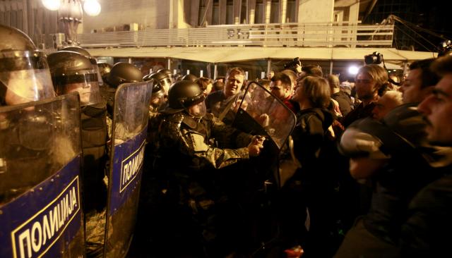 Skoplje: 3.000 ljudi na protestima, ima povreðenih