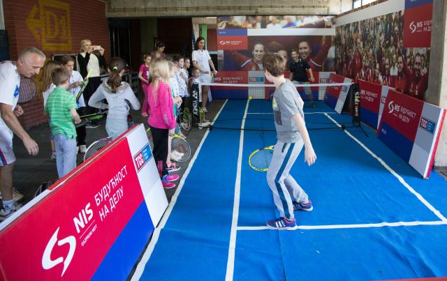 "NIS otvorena škola tenisa" na FED kupu