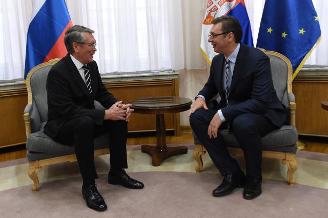 Vucic receives letter from Medvedev