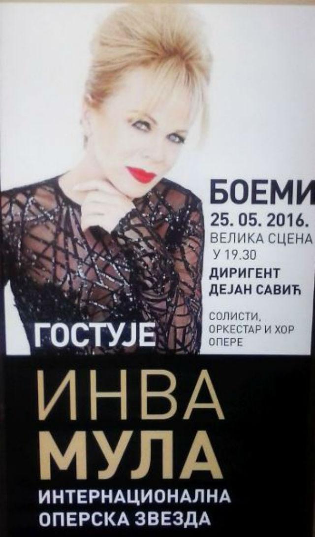 Albanian soprano Inva Mula to perform in Belgrade