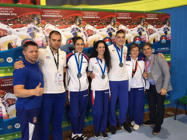 Serbians take 3 medals at European Taekwondo Championships
