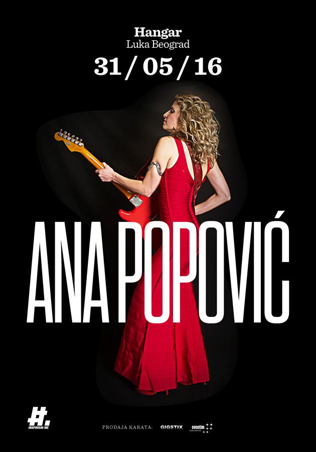 Gitaristkinja Ana Popoviæ nastupa u "Hangaru"