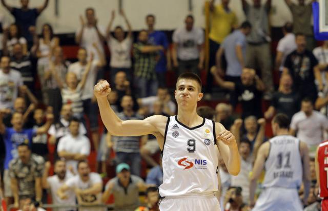 Partizan sa Vanjom Marinkovićem u finalu