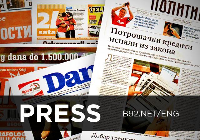 Political system "tries too hard to influence Serbian media"