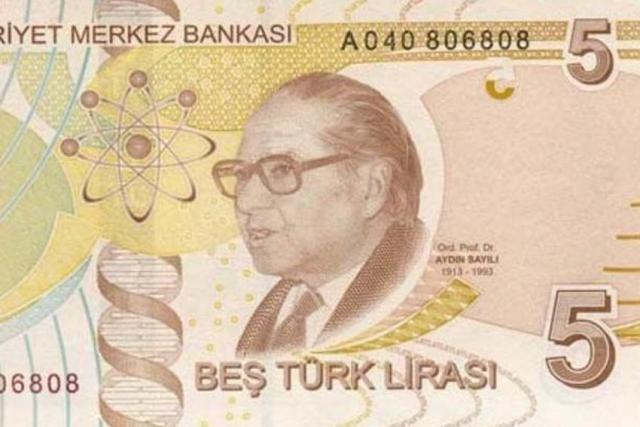 Nauènik pronašao veliku grešku na turskoj novèanici od pet lira