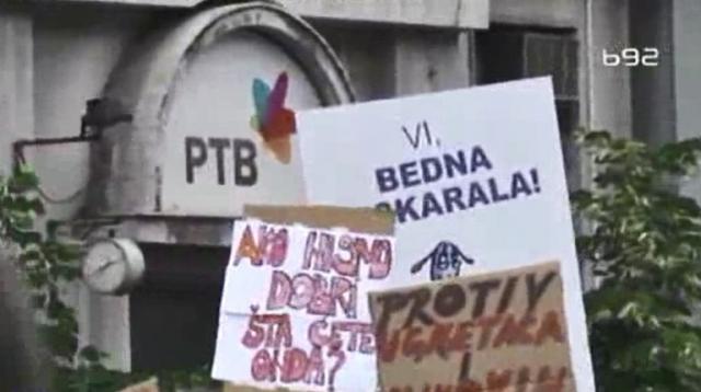Novi Sad: Više hiljada graðana na protestu zbog RTV (FOTO)