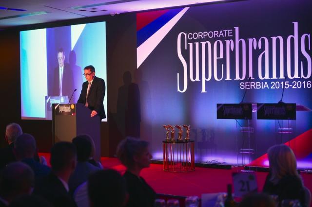 Media and Publishing Superbrand Serbia awards presented