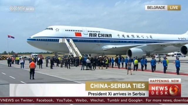 Kineska TV: Predsednik je stigao u Jugoslaviju
