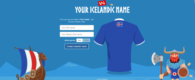 Proverite kako bi vam zvuèalo ime da ste roðeni na Islandu
