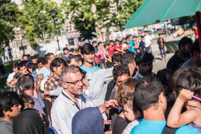 Info Park: Difficult situation with refugees in Belgrade