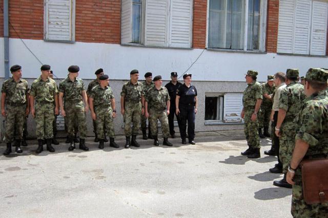Army and police chiefs visit border with Bulgaria