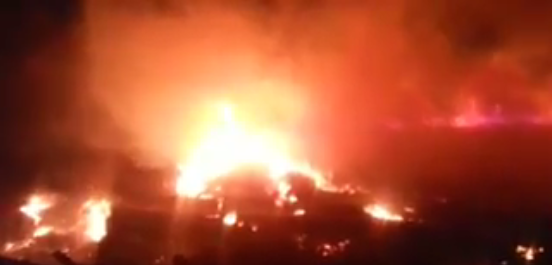 Turska: Požar u blizini NATO baze u Izmiru /VIDEO