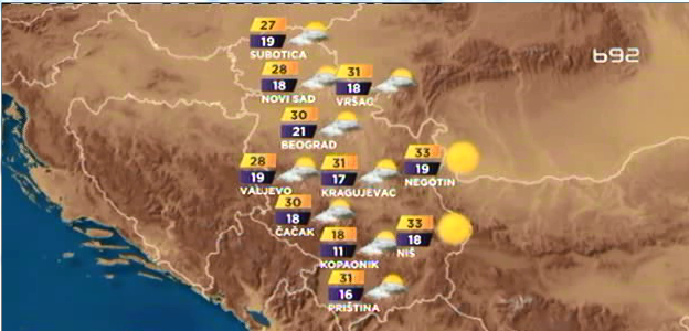 I sutra promenljivo vreme, u Vojvodini pljuskovi /VIDEO