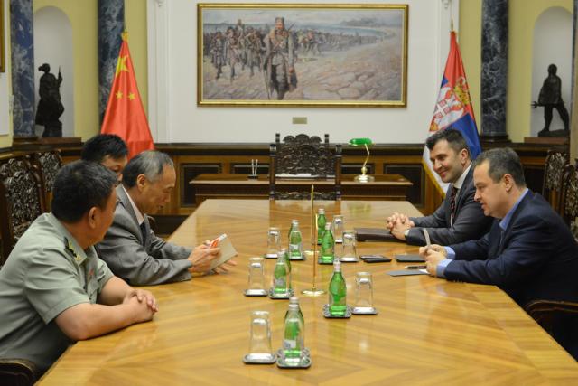 Foreign and defense ministers meet with Chinese ambassador