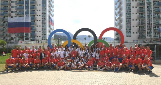 Serbian flag raised in Olympic Village
