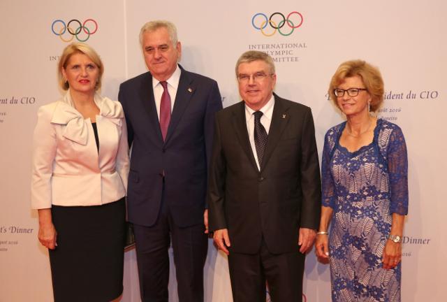 President attends IOC reception