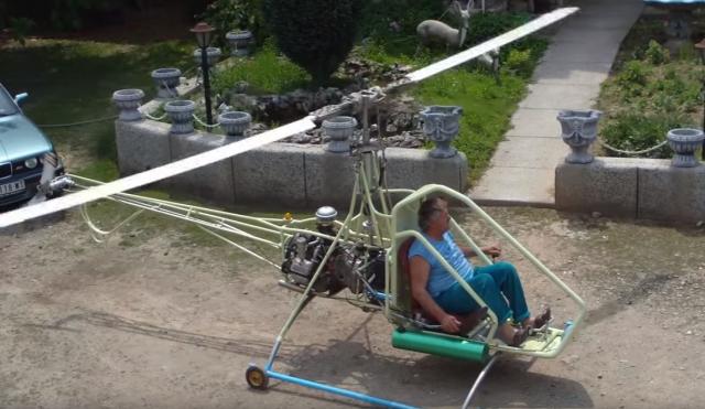 Autolimar iz Ražnja sam napravio helikopter (VIDEO)
