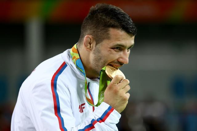 Serbian wrestler Davor Stefanek wins Olympic gold