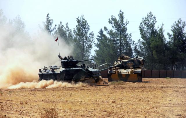 Okršaj turske vojske i Kurda u Siriji