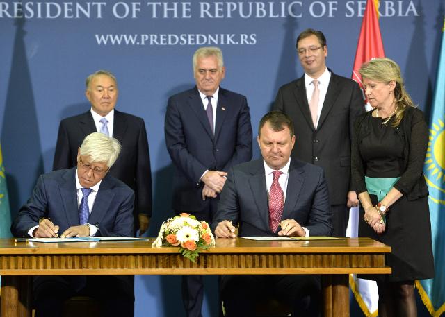 Serbia and Kazakhstan sign agreements on cooperation