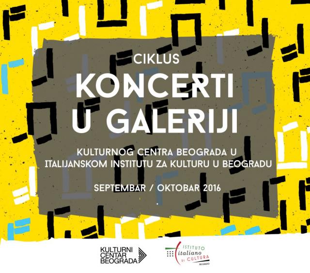 "Koncerti u galeriji" u  Italijanskom institutu