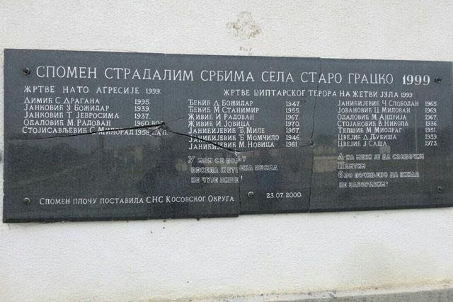 Kosovo: Memorial to massacre and NATO victims desecrated