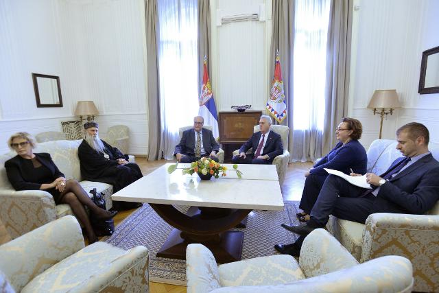 Serbian president meets with Simon Wiesenthal Center chief