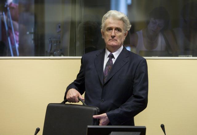 Karadzic "regrets restraining troops in battlefield"