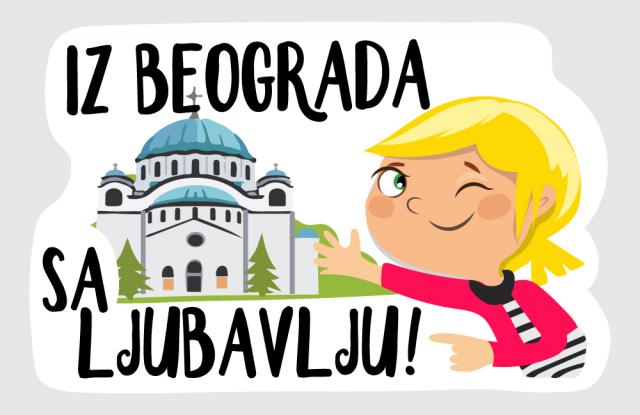 Beograd dobija Viber stikere "Young love in Belgrade"