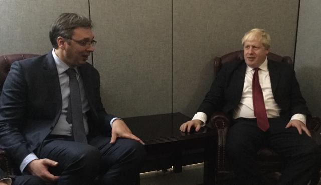 Boris Johnson accepts invitation to visit Serbia