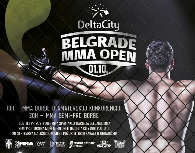 U subotu Peto Otvoreno MMA prvenstvo Beograda