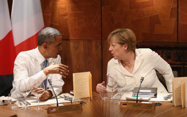 Obama and Merkel say Aleppo strikes are "barbarous"