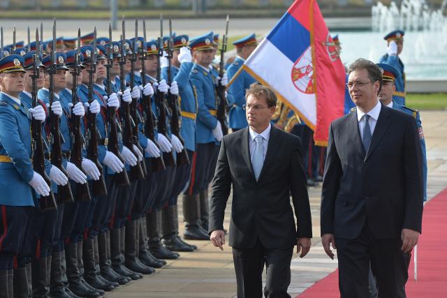 Vučić dočekao Cerara, crveni tepih i počasna garda /FOTO