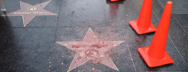 Uništena Trampova zvezda na Bulevaru slavnih /FOTO