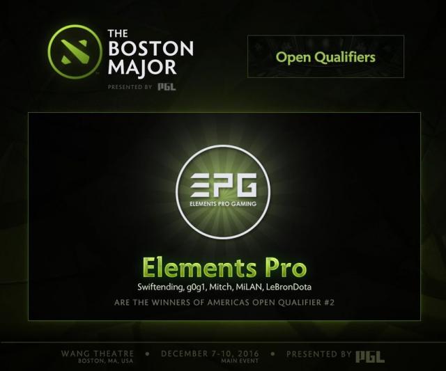 Domaæi Elements Pro u kvalifikacijama za Boston Major