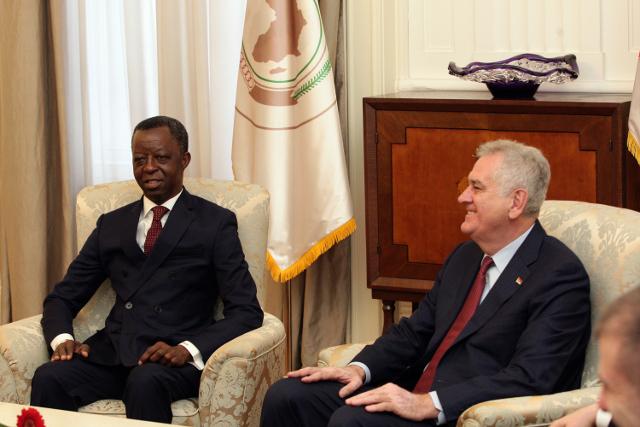 Nikolic receives  Pan-African Parliament president
