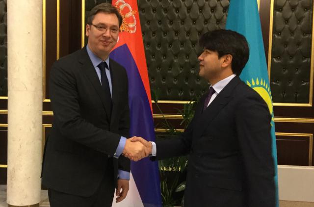 Serbian prime minister arrives in Astana