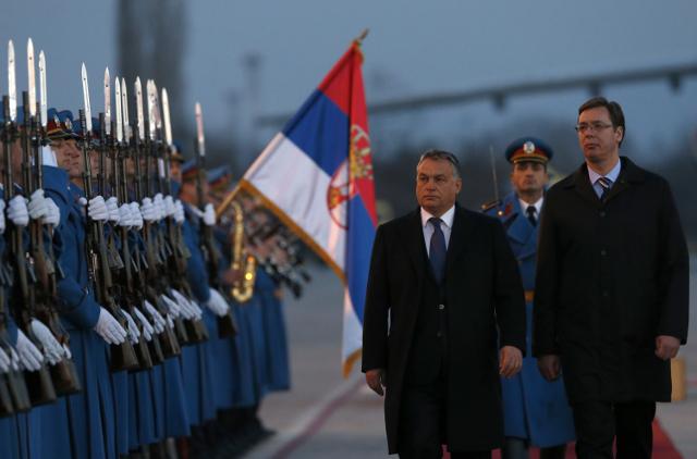 Orban welcomed in Serbia, two governments in joint session