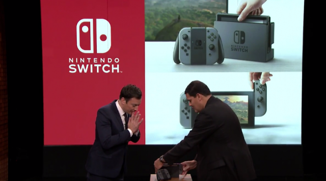 Nintendo Switch prikazan u emisiji Džimija Falona