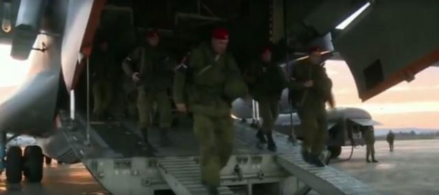 Bataljon vojne policije Rusije domarširao do Alepa VIDEO