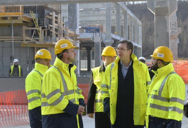 PM tours construction site for IKEA's first Serbia store