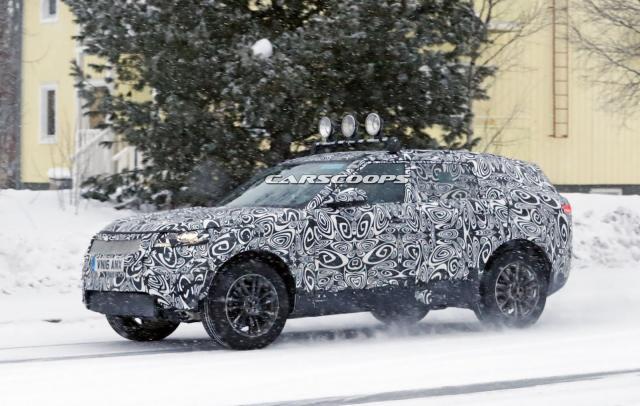 Range Rover Sport Coupe prototip uhvaæen na snegu