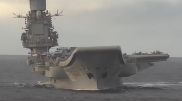 Objavljen snimak akcije "Admirala Kuznjecova" / VIDEO