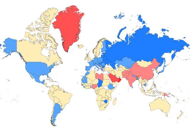 Mapa: U kojim zemljama ima više muškaraca, a u kojim žena?