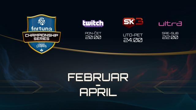 Fortuna Championship Series – Sezona 2 poèinje u februaru!