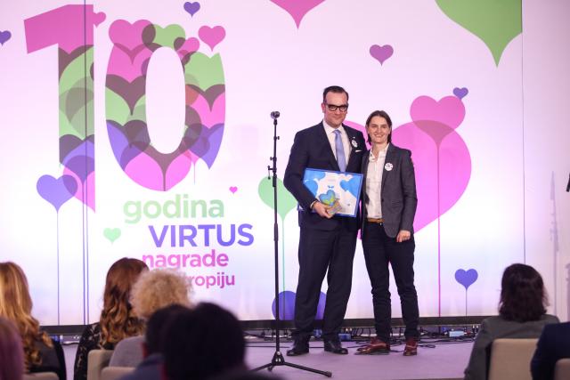 Dodeljena Virtus nagrada za filantropiju