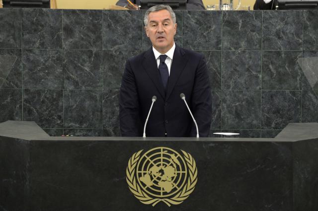 Djukanovic openly against Russia: 