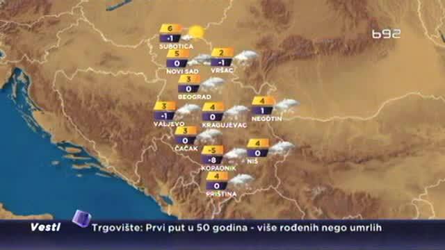 Sneg se vraæa u Srbiju / VIDEO